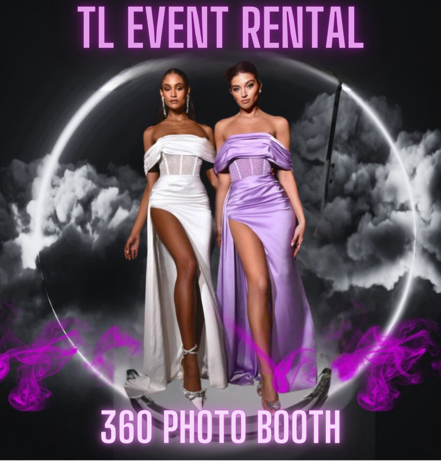 360 Photo Studio Booth - Rental (Price reflect 2hrs w/ Event Staff)